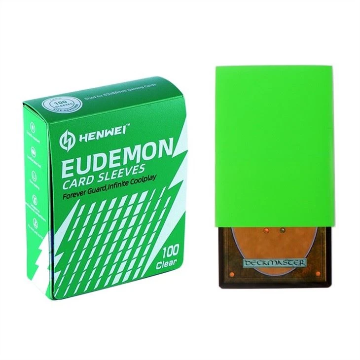 Light Green Plastic Card Sleeves 6